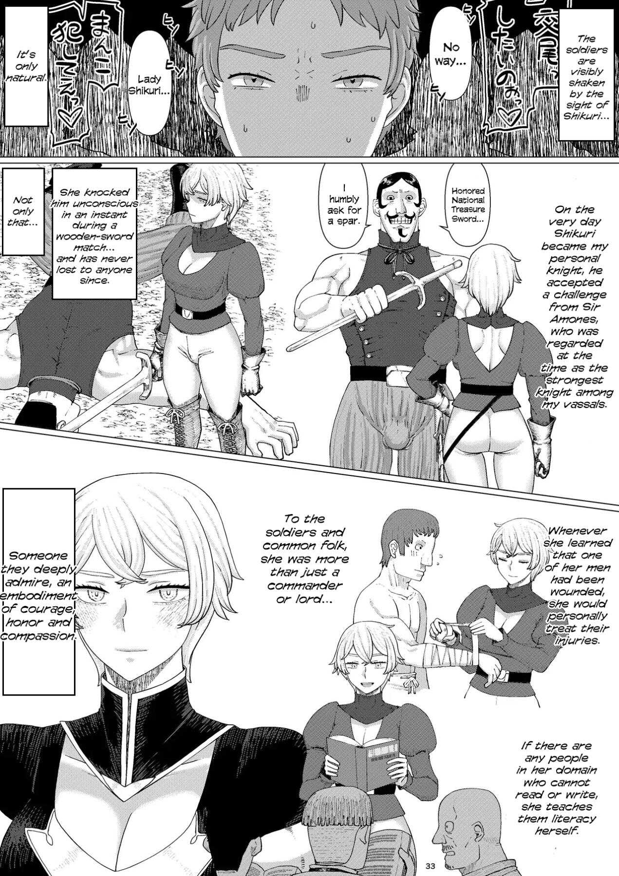 Hentai Manga Comic-Female Knight Interspecies NTR: Sikri and Ricard Volume 1-Read-35